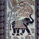 Handmade Indian rug Rajasthan 190x123cm