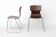 2 of 8 Vintage Casala Stackable Chairs, Germany 1970s, Plywood & Chrome