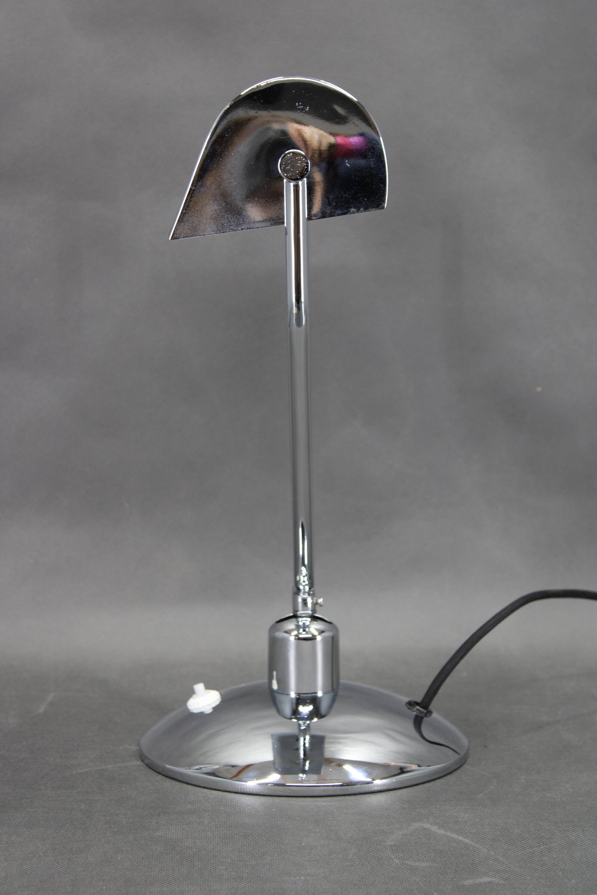 1940s Banker Lamp 3535 by Napako, Czechoslovakia