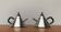 Postmodern Japanese kettle in stainless steel, set of 2