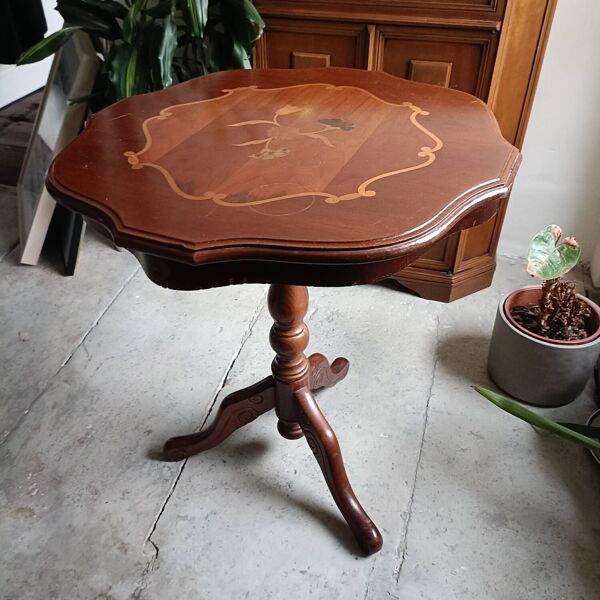 Table, guéridon tripode vintage