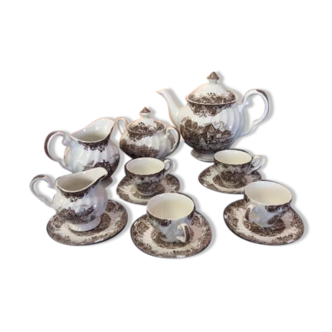 Service à thé en porcelaine anglaise