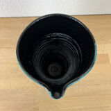 Accolay blue ceramic pitcher