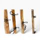 Vintage industrial wooden wall coat rack / wall coat rack