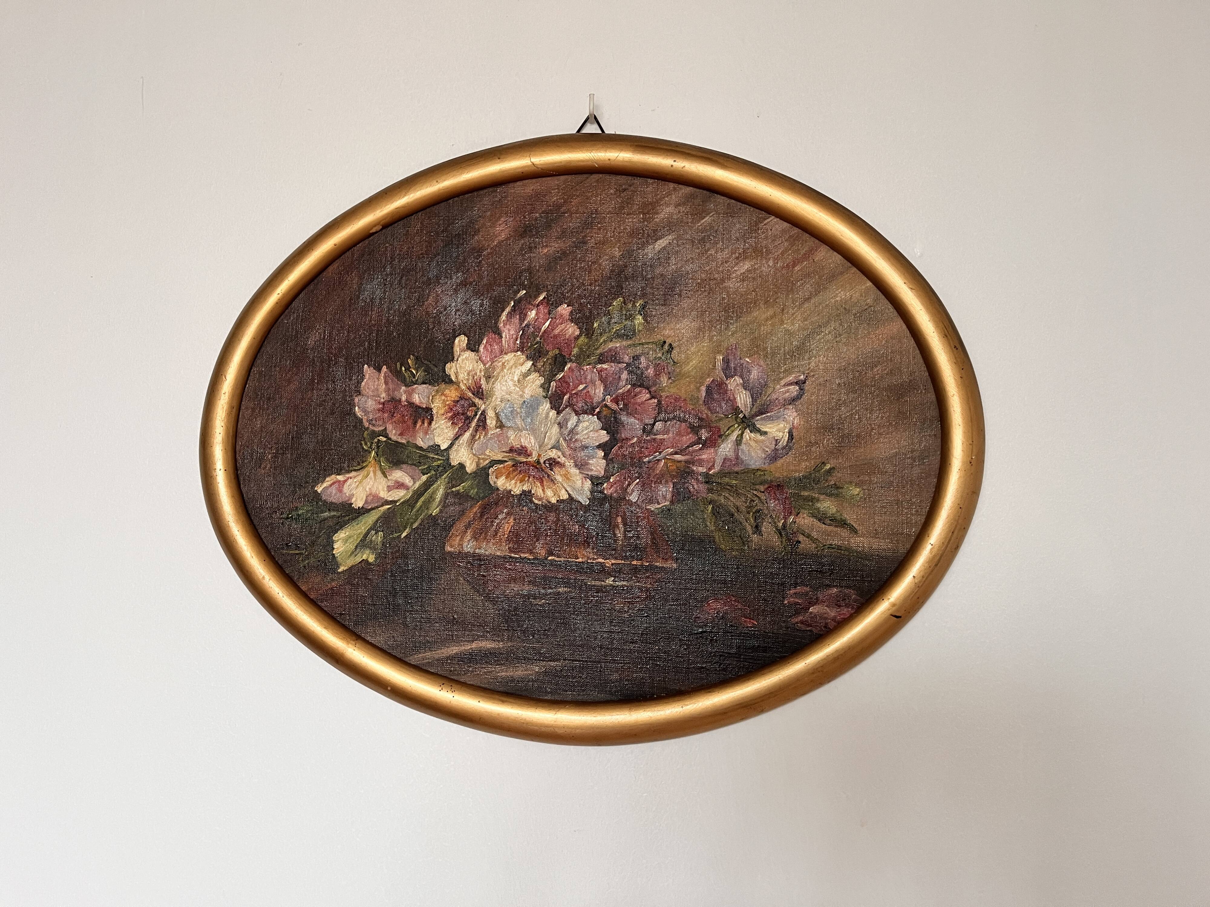 Peinture à l'huile début XXeme