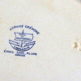 Pair of Creil & Montereau dishes