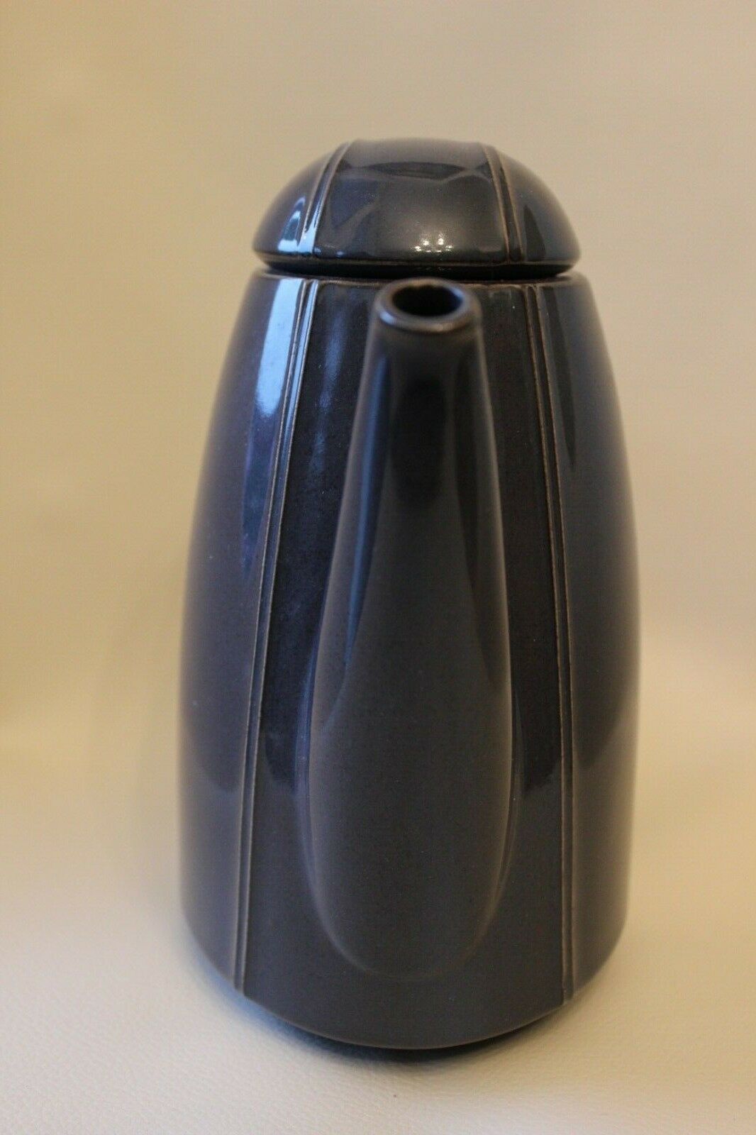 Vintage teapot design Thomas Germany oil grey color