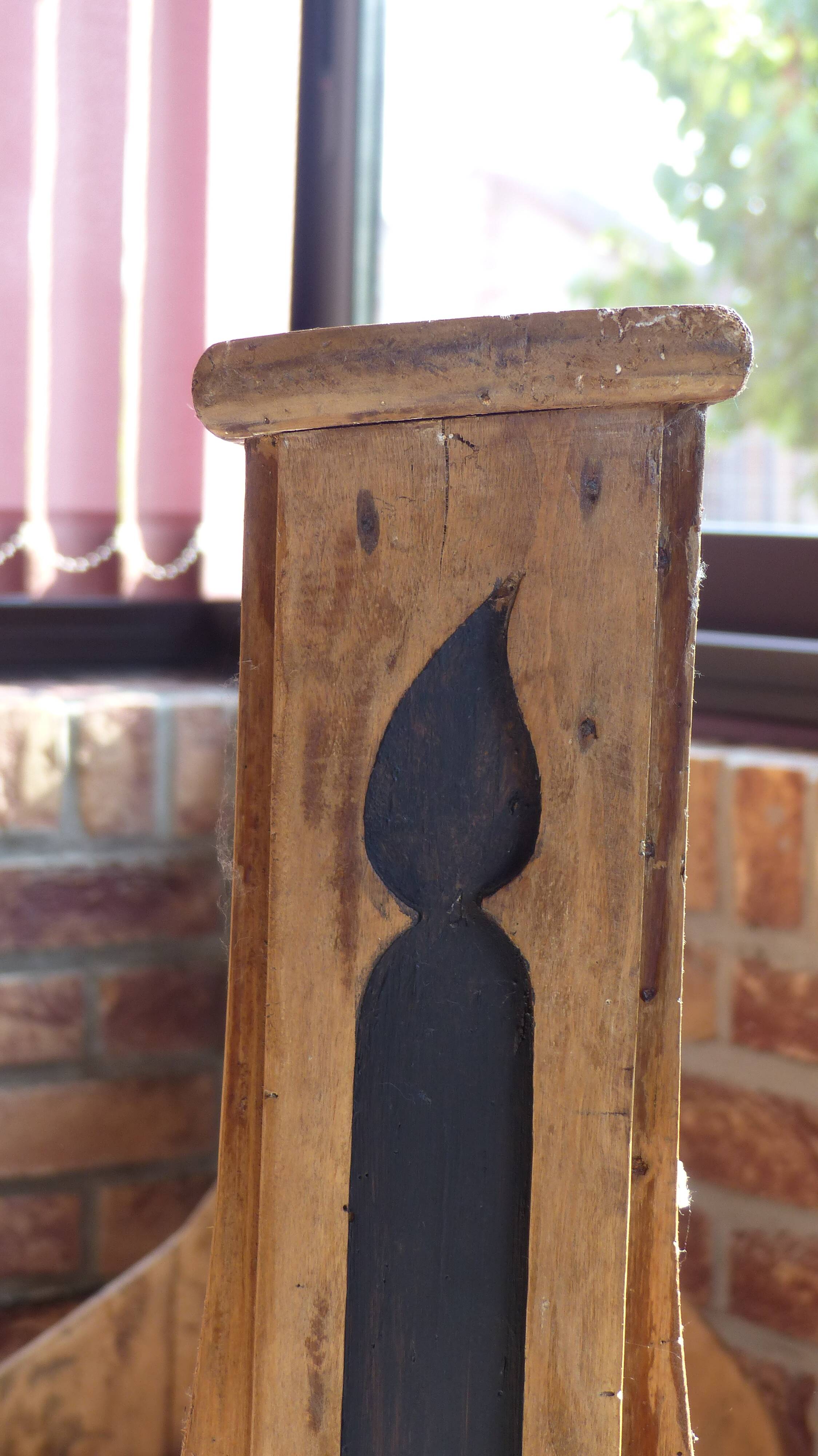 Old church pew