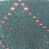 Vintage ancestral black Berber rug in wool