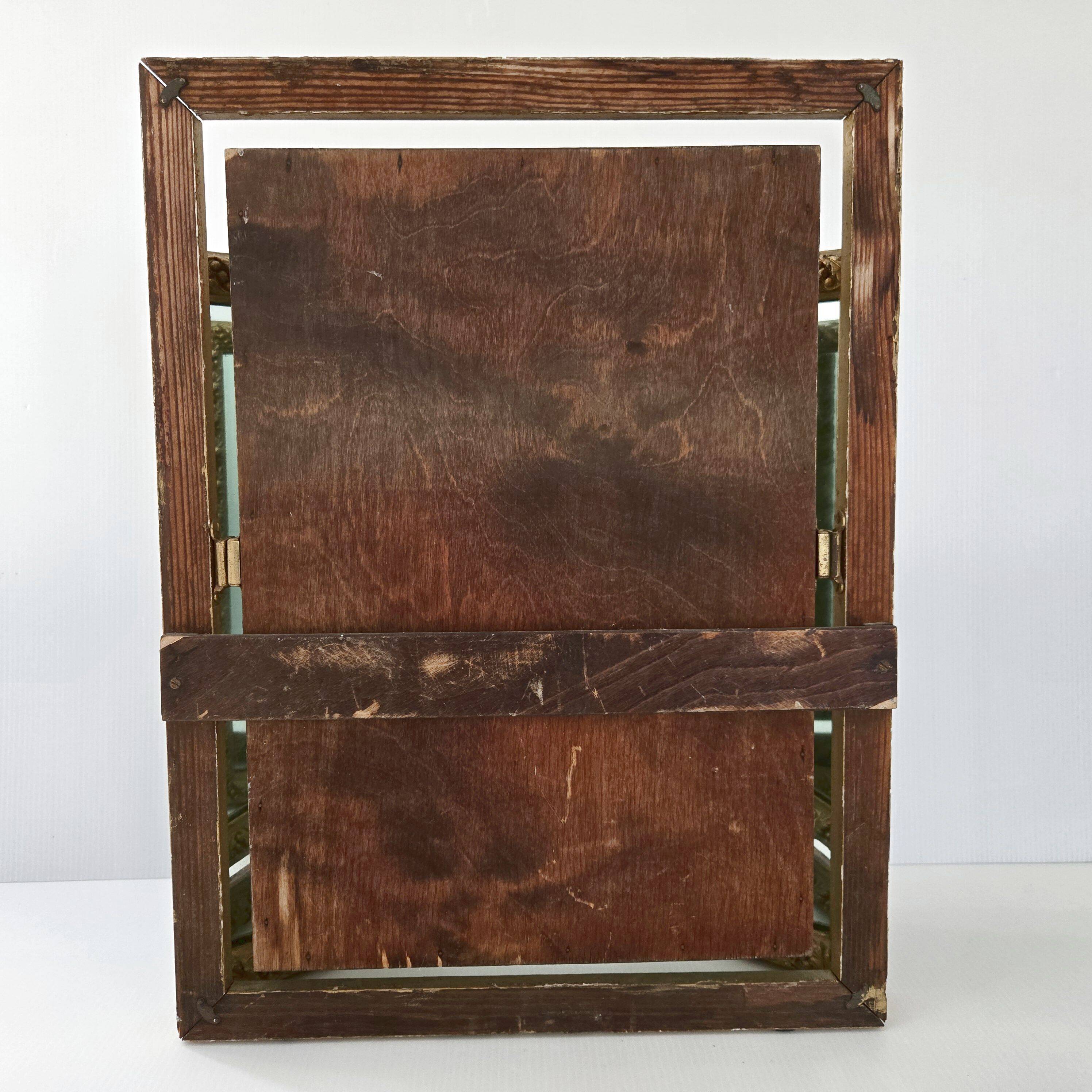 Miroir triptyque vintage 1950