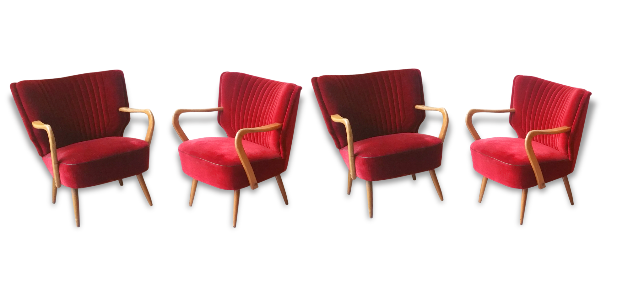 1/4 chairs red cinema cocktails