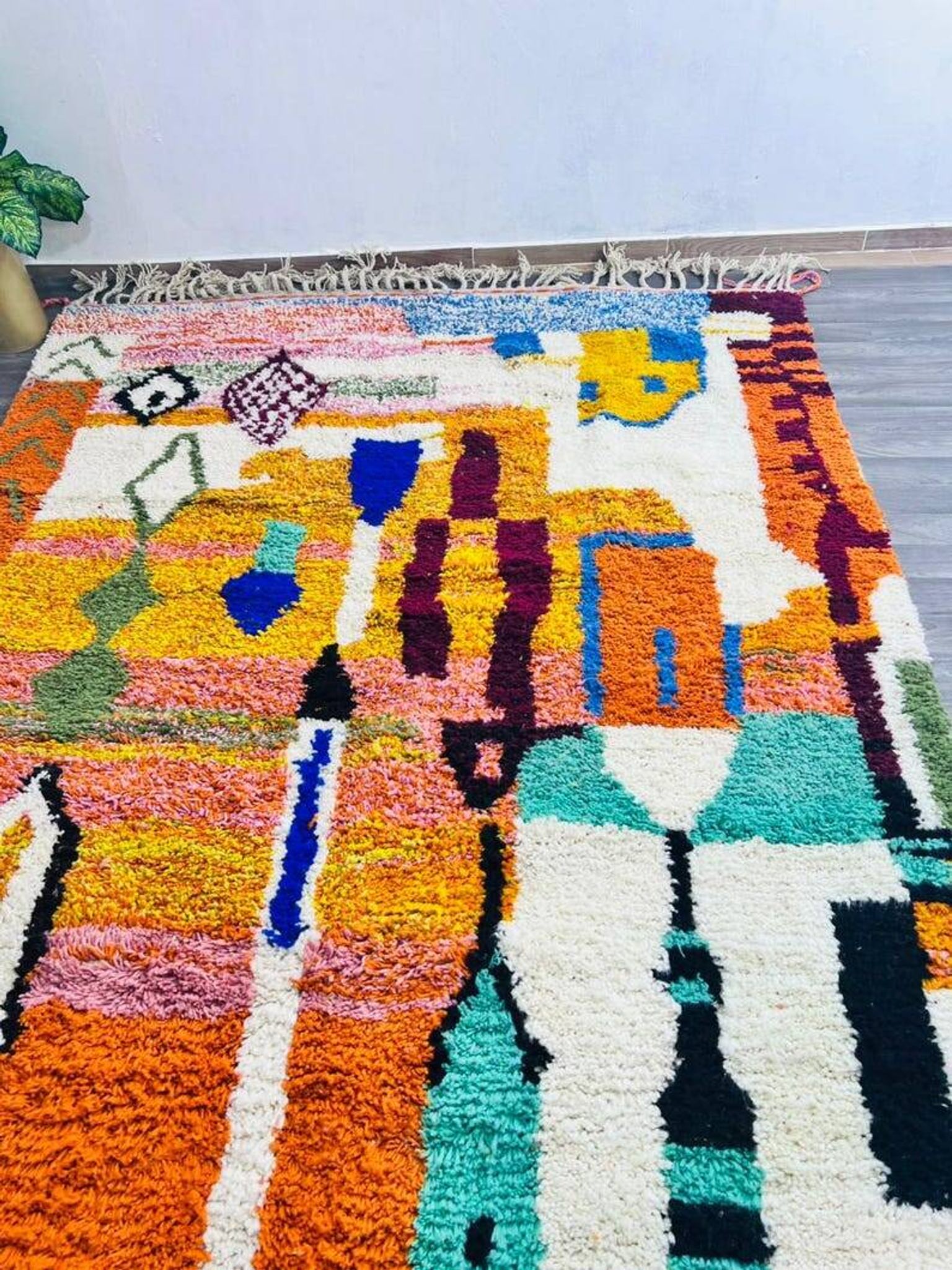 Magnifique tapis berbère coloré 200/300cm