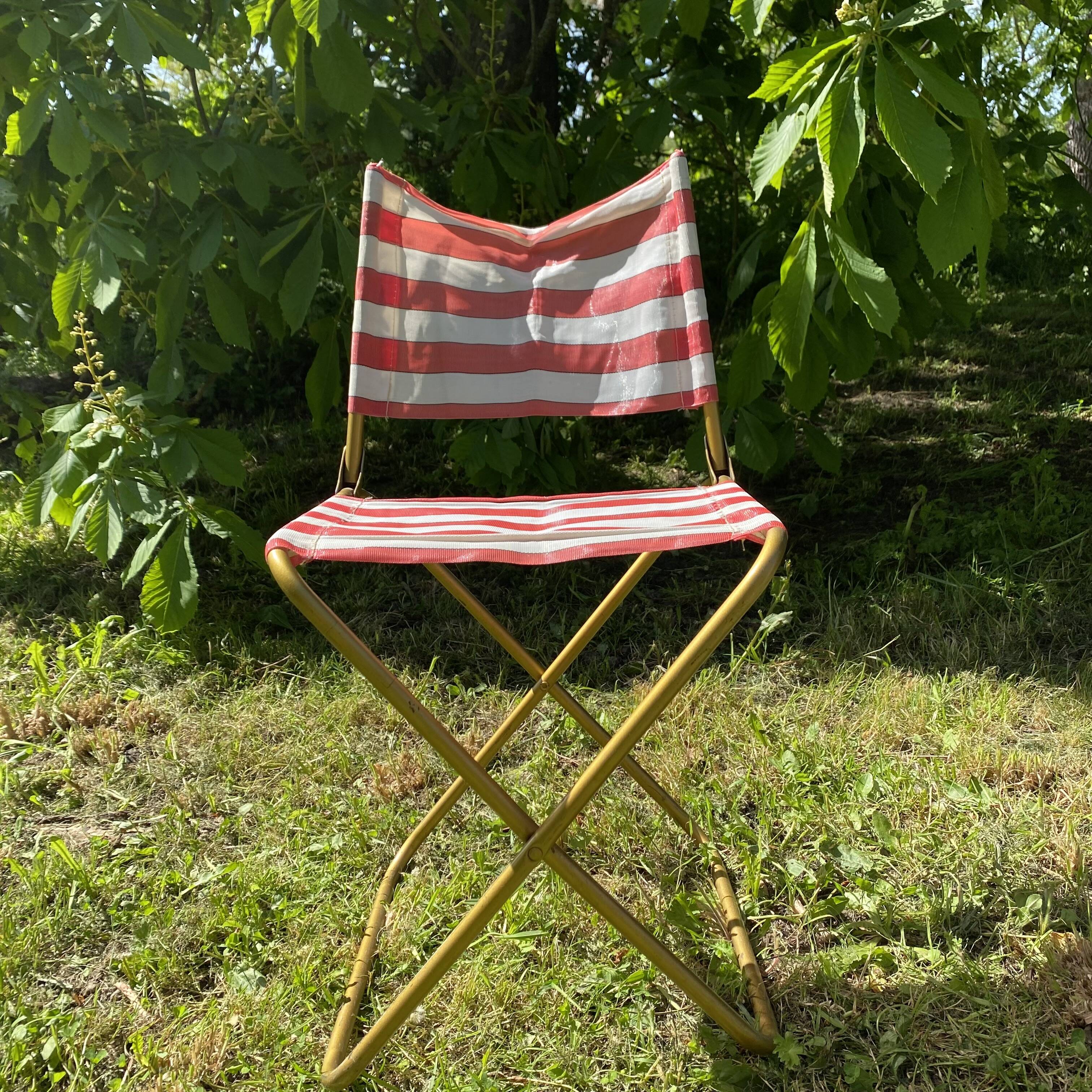 Vintage Folding Camping Chair