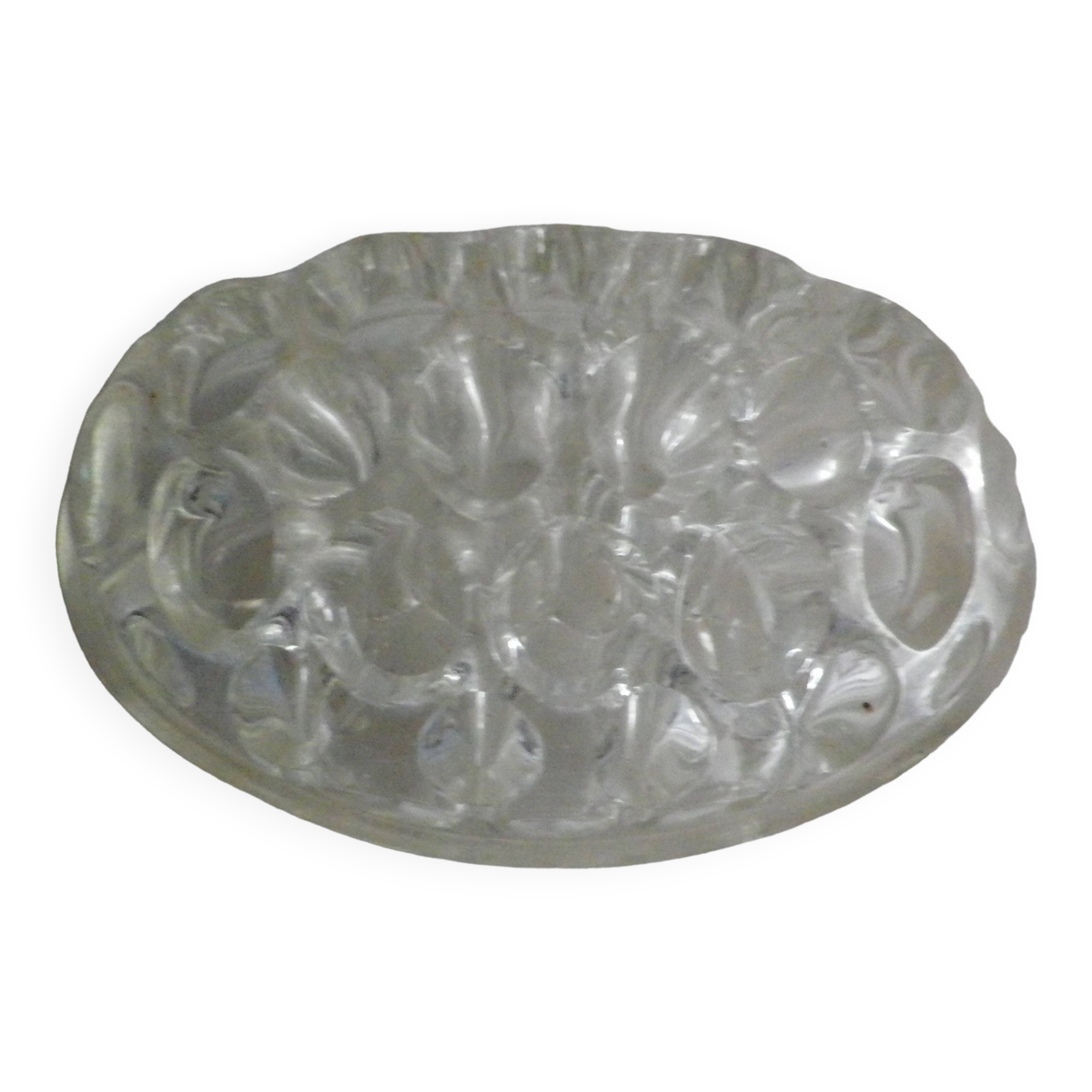 Spade flower glass