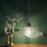 Vintage glass pendant light - tableware collection -