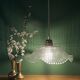 Vintage glass pendant light - tableware collection -