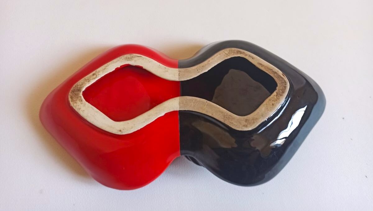 Double ceramic cup 50s