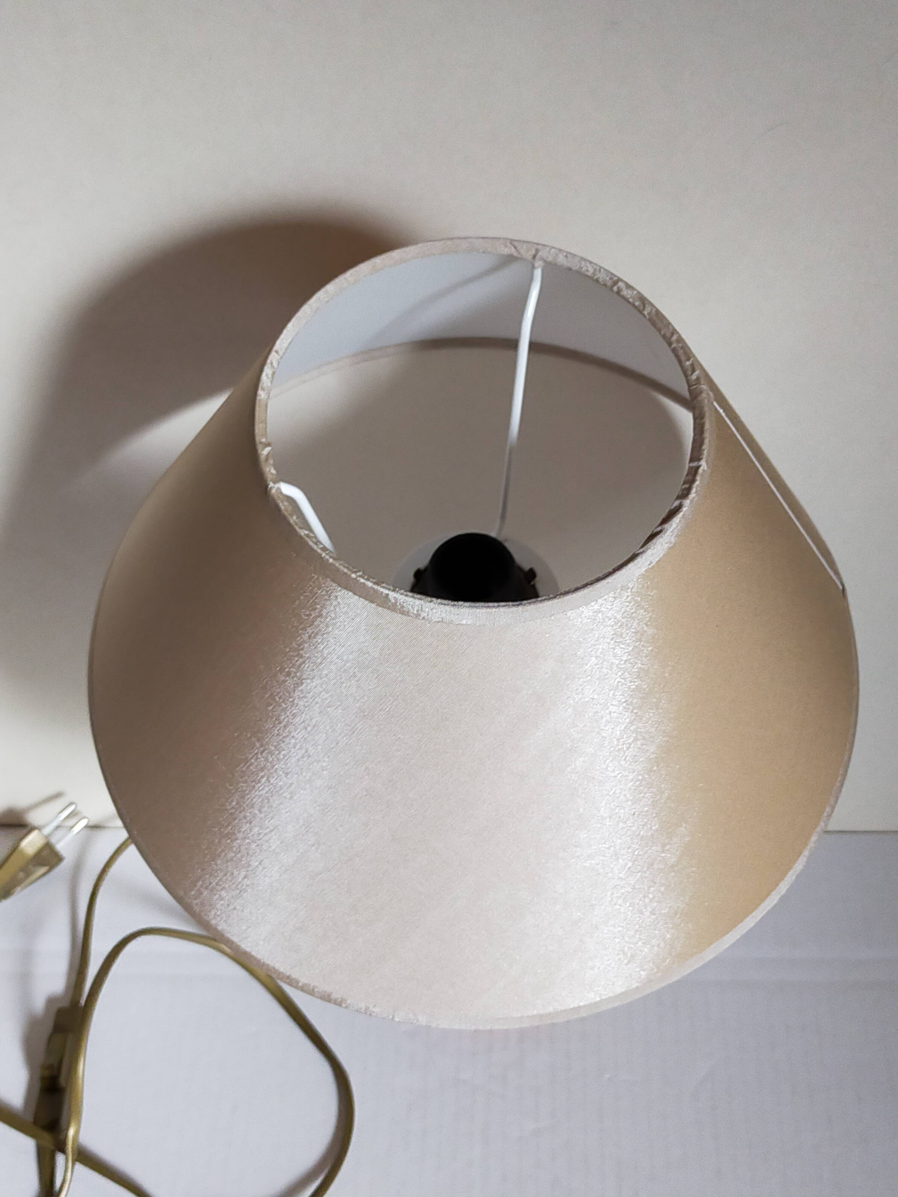 “Bamboo” lamp in vintage turned wood