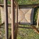 2 high stools sitting straw