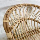 Chair rattan peacock