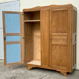 Parisian wardrobe art deco 1930 removable wardrobe beech solid