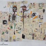 Vintage Jean Michel Basquiat lithograph