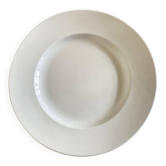 XXXL plate centrepiece Lunéville 1900 in white earthenware