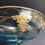 Large crystal bowl signed De Wan - Verrerie de Torino