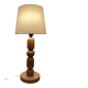 Lampe bois massif 1960 "design scandinave".