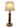 Lampe bois massif 1960 "design scandinave".