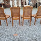 4 Louis XV style chairs cannée