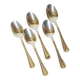 5 Christofle Art Deco style silver-plated soup spoons 2106257