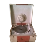 Turn disc the voice of his master, and his suitcase