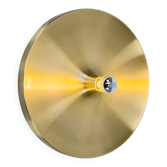 Space Age Brass Wall Sconce from Honsel, 1960s