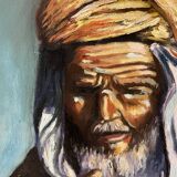 Oil on canvas “Tuareg portrait”