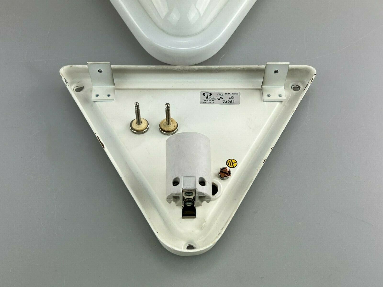 60s 70s Peill & Putzler Wall Lamp Glass Space Design Lamp 60s