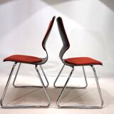 2 chaises Pagwood Flötotto par Elmar Flötotto