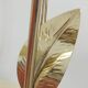 Mother-of-pearl flower floor lamp from the 70s