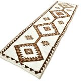 102x357Cm Long Wide Tribal Kilim Runner