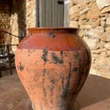 Terracotta pottery jar