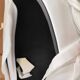 Large model Egg chair white black Giovanni Marchesi