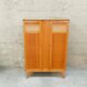 Armoire bois&rotin
