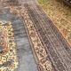 Vintage Persian Moud Carpet Handwoven Wool 240x160 Iran Oriental Old Salon