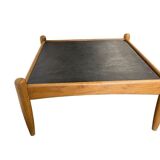 Vintage brutalist coffee table / Eric Merthen coffee table