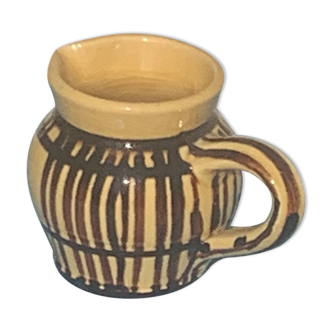 Vintage prince henry enamelled ceramic pitcher