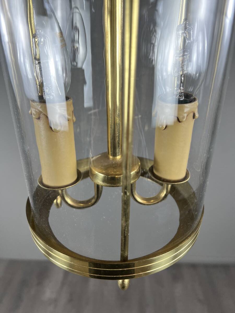 Bronze and brass lantern, 20th century