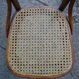 2 Bistro chairs No. 55- 3/4 by Kohn, circa 1905, caned