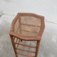 Vintage wooden bar stool and cannage
