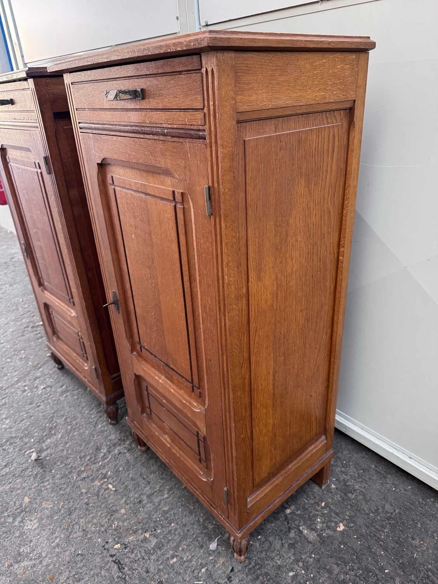 Paire petit meuble haut art deco cannées 30/40