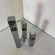 Very Mid-Century Modernist Architectural Sciolari Cubic Table Lamp by Gaet